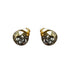 Auskari "Klasika (Gold Patina)" ar Swarovski™ kristāliem